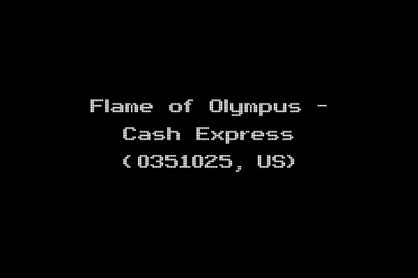 Flame of Olympus - Cash Express (0351025, US)
