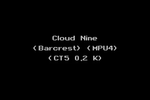 Cloud Nine (Barcrest) (MPU4) (CT5 0.2 K)