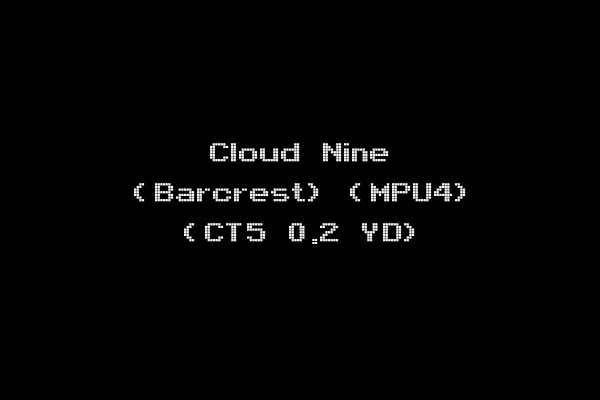 Cloud Nine (Barcrest) (MPU4) (CT5 0.2 YD)