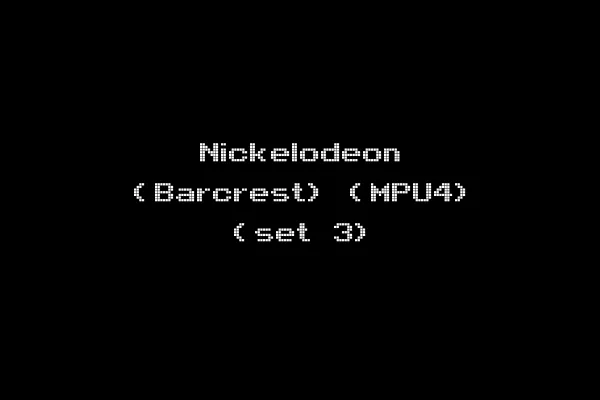 Nickelodeon (Barcrest) (MPU4) (set 3)