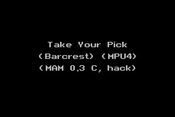 Take Your Pick (Barcrest) (MPU4) (MAM 0.3 C, hack)