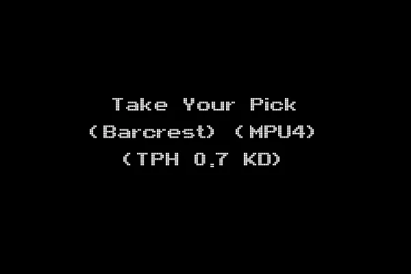 Take Your Pick (Barcrest) (MPU4) (TPH 0.7 KD)