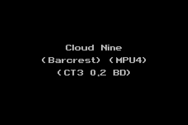 Cloud Nine (Barcrest) (MPU4) (CT3 0.2 BD)