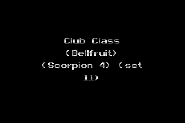 Club Class (Bellfruit) (Scorpion 4) (set 11)