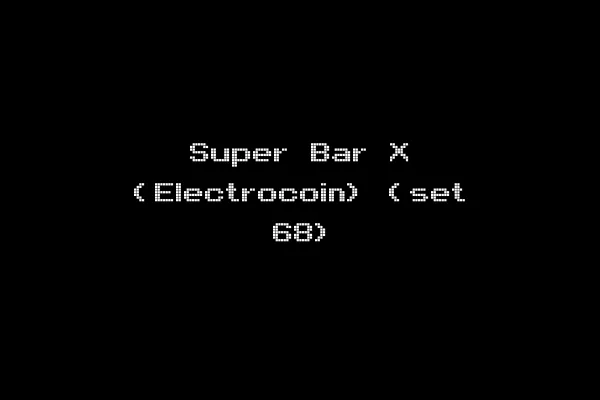 Super Bar X (Electrocoin) (set 68)