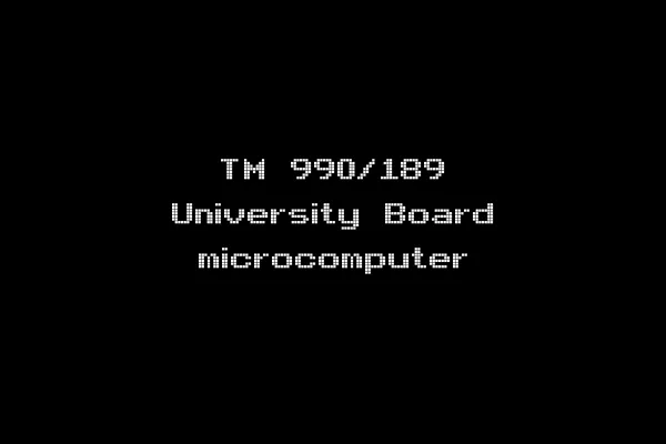TM 990/189 University Board microcomputer