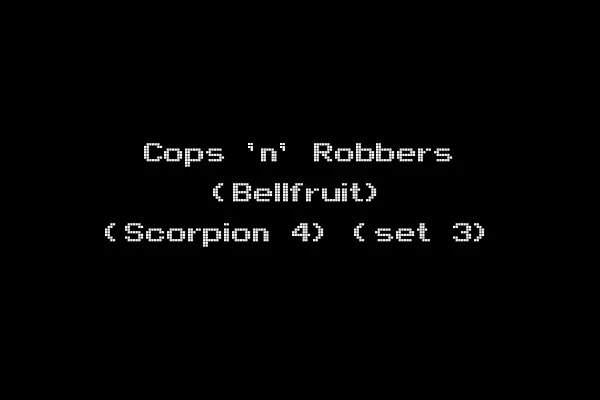 Cops 'n' Robbers (Bellfruit) (Scorpion 4) (set 3)