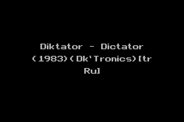 Diktator - Dictator (1983)(Dk'Tronics)[tr Ru]