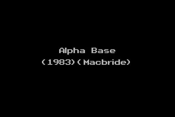 Alpha Base (1983)(Macbride)