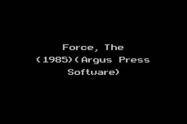 Force, The (1985)(Argus Press Software)