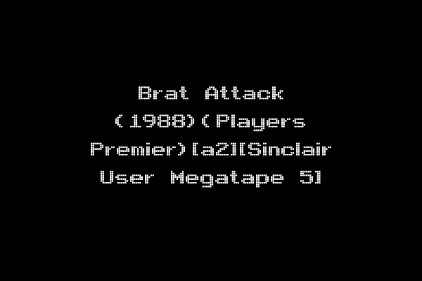 Brat Attack (1988)(Players Premier)[a2][Sinclair User Megatape 5]