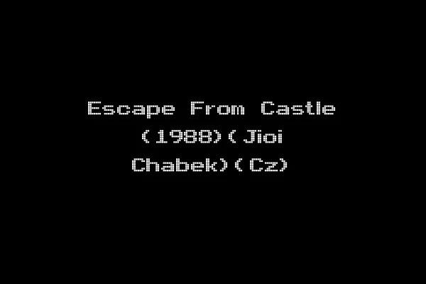 Escape From Castle (1988)(Jioi Chabek)(Cz)