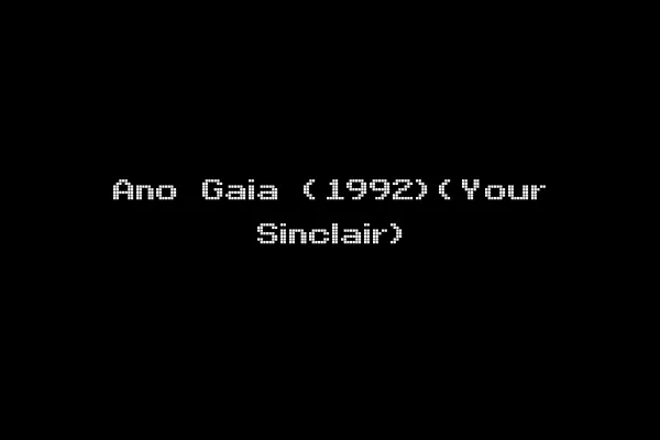 Ano Gaia (1992)(Your Sinclair)