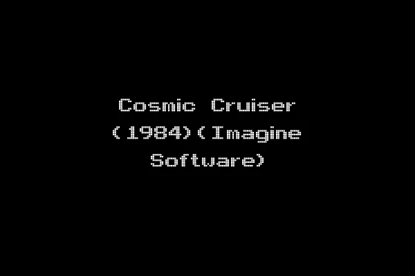 Cosmic Cruiser (1984)(Imagine Software)