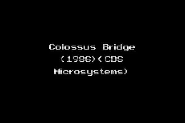 Colossus Bridge (1986)(CDS Microsystems)