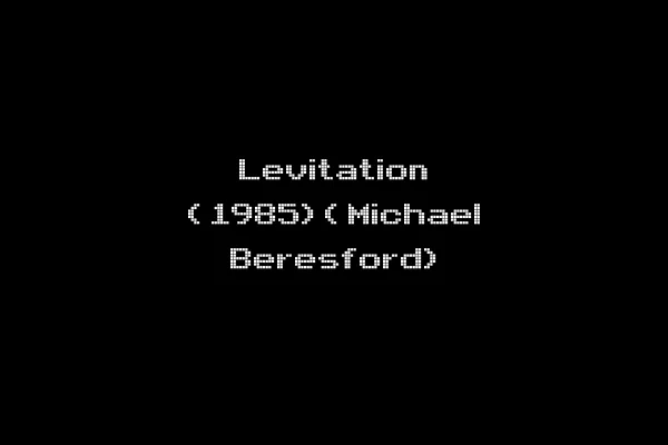 Levitation (1985)(Michael Beresford)