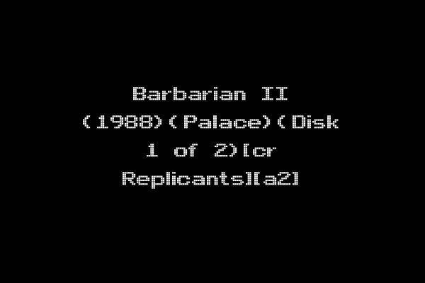 Barbarian II (1988)(Palace)(Disk 1 of 2)[cr Replicants][a2]
