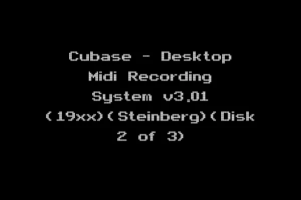 Cubase - Desktop Midi Recording System v3.01 (19xx)(Steinberg)(Disk 2 of 3)