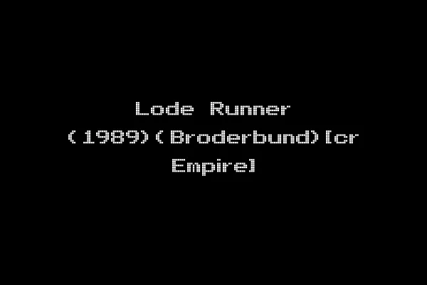 Lode Runner (1989)(Broderbund)[cr Empire]