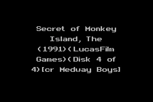 Secret of Monkey Island, The (1991)(LucasFilm Games)(Disk 4 of 4)[cr Medway Boys]