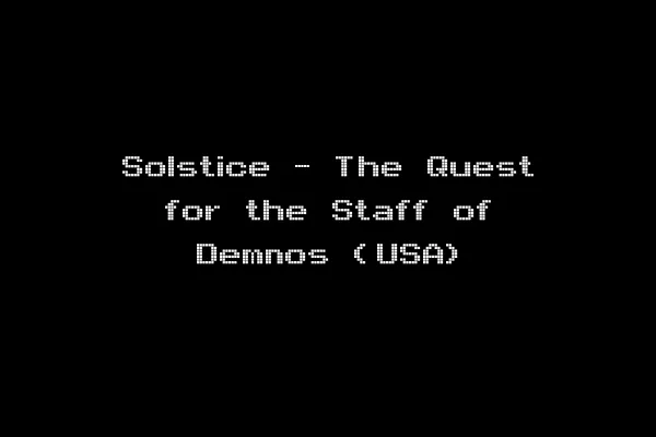 Solstice - The Quest for the Staff of Demnos (USA)