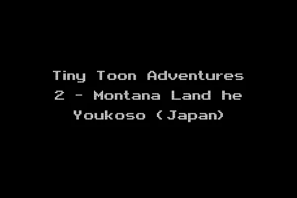 Tiny Toon Adventures 2 - Montana Land he Youkoso (Japan)