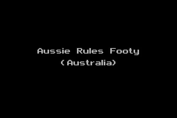 Aussie Rules Footy (Australia)