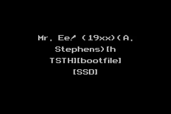 Mr. Ee! (19xx)(A. Stephens)[h TSTH][bootfile] [SSD]