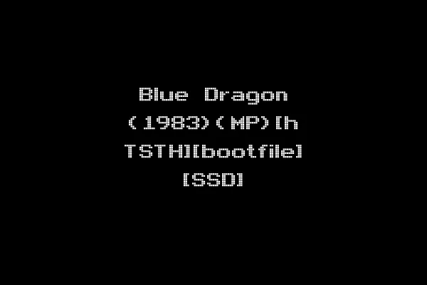 Blue Dragon (1983)(MP)[h TSTH][bootfile] [SSD]