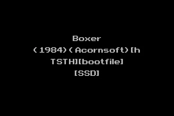 Boxer (1984)(Acornsoft)[h TSTH][bootfile] [SSD]