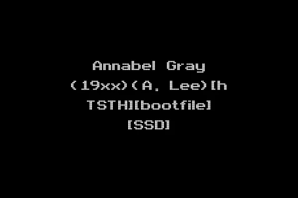 Annabel Gray (19xx)(A. Lee)[h TSTH][bootfile] [SSD]