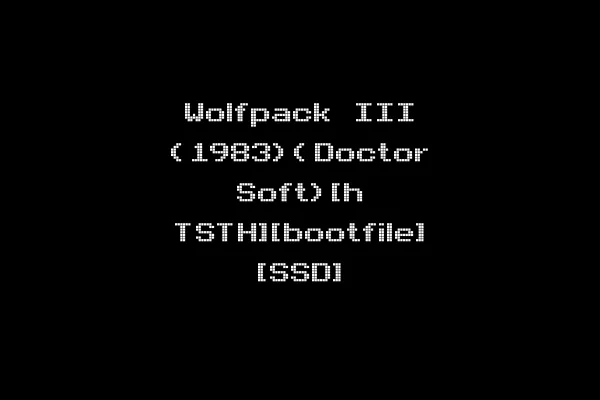 Wolfpack III (1983)(Doctor Soft)[h TSTH][bootfile] [SSD]