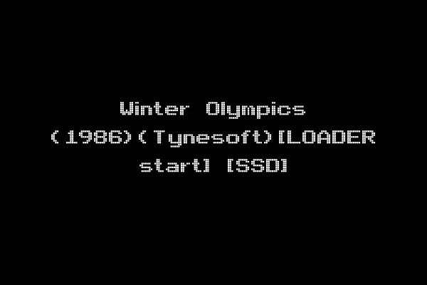 Winter Olympics (1986)(Tynesoft)[LOADER start] [SSD]