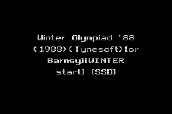 Winter Olympiad '88 (1988)(Tynesoft)[cr Barnsy][WINTER start] [SSD]