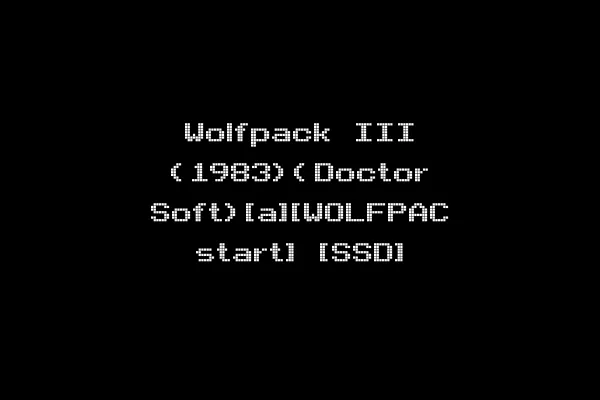 Wolfpack III (1983)(Doctor Soft)[a][WOLFPAC start] [SSD]