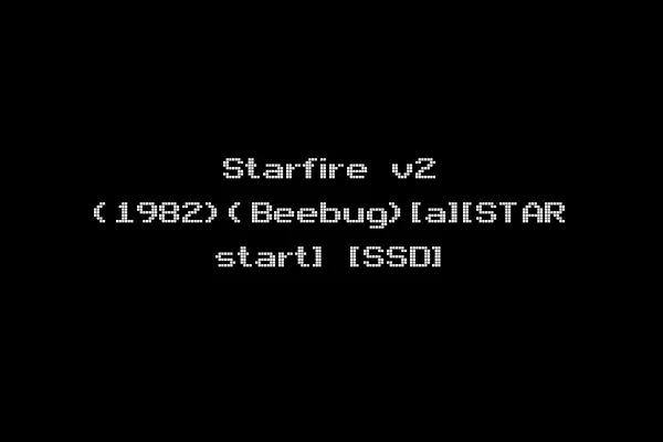 Starfire v2 (1982)(Beebug)[a][STAR start] [SSD]