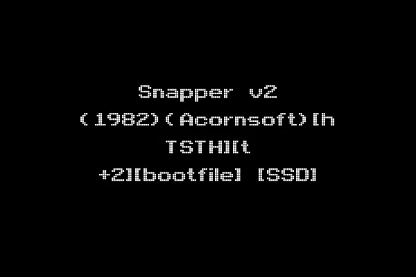 Snapper v2 (1982)(Acornsoft)[h TSTH][t +2][bootfile] [SSD]