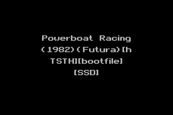 Powerboat Racing (1982)(Futura)[h TSTH][bootfile] [SSD]