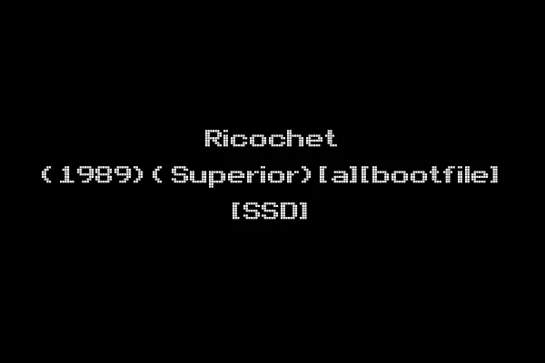 Ricochet (1989)(Superior)[a][bootfile] [SSD]