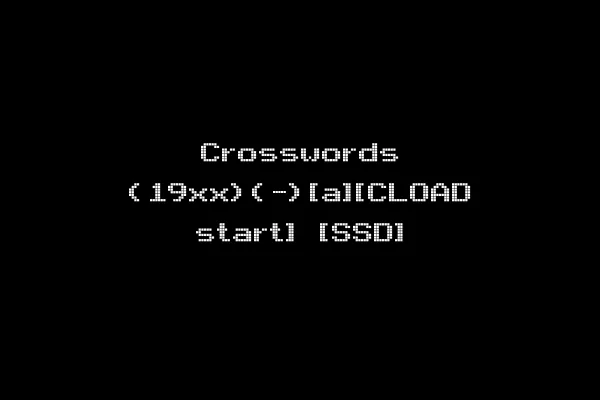 Crosswords (19xx)(-)[a][CLOAD start] [SSD]