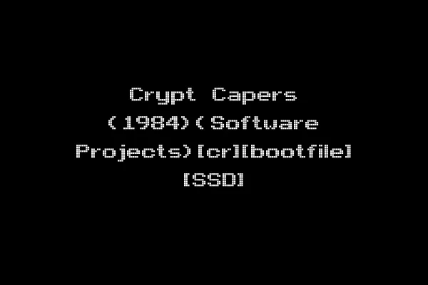 Crypt Capers (1984)(Software Projects)[cr][bootfile] [SSD]