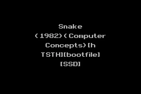 Snake (1982)(Computer Concepts)[h TSTH][bootfile] [SSD]