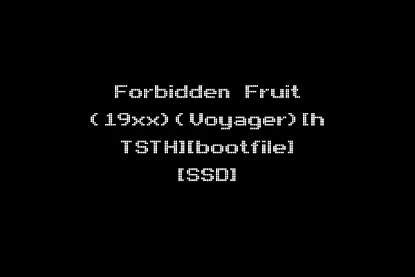Forbidden Fruit (19xx)(Voyager)[h TSTH][bootfile] [SSD]