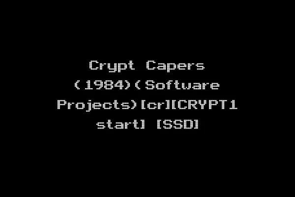 Crypt Capers (1984)(Software Projects)[cr][CRYPT1 start] [SSD]