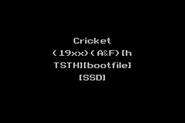 Cricket (19xx)(A&F)[h TSTH][bootfile] [SSD]