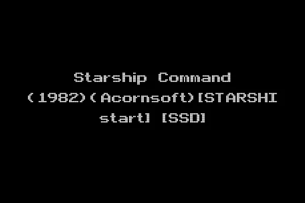 Starship Command (1982)(Acornsoft)[STARSHI start] [SSD]