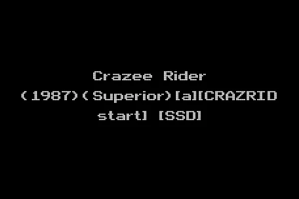 Crazee Rider (1987)(Superior)[a][CRAZRID start] [SSD]