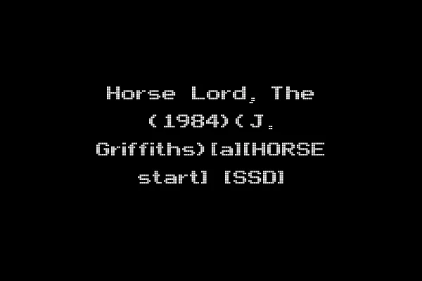 Horse Lord, The (1984)(J. Griffiths)[a][HORSE start] [SSD]