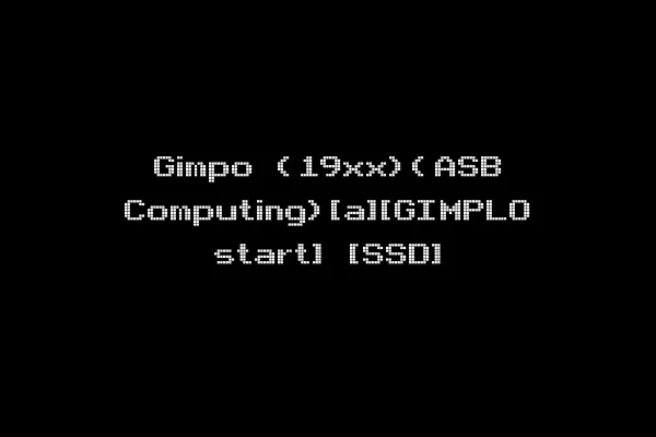 Gimpo (19xx)(ASB Computing)[a][GIMPLO start] [SSD]