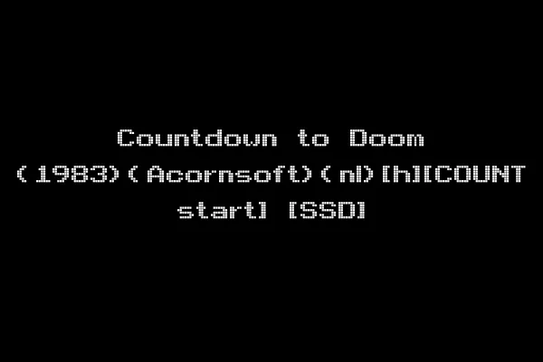 Countdown to Doom (1983)(Acornsoft)(nl)[h][COUNT start] [SSD]